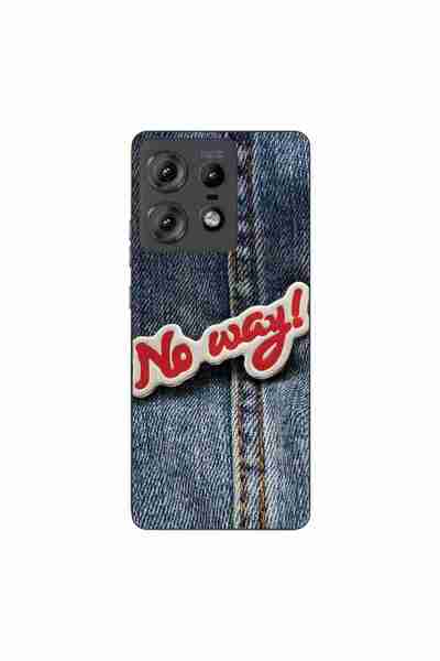 OEM Θήκη συμβατή με Motorola Edge 50 Pro Σιλικόνης Τζελ TPU Μοντέλο No Way Jeans
