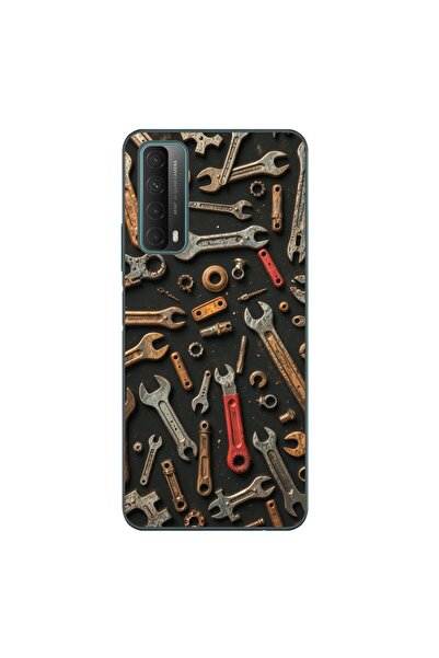 OEM Θήκη συμβατή με Huawei P Smart 2021, από σιλικόνη gel TPU, με σχέδιο μηχα...