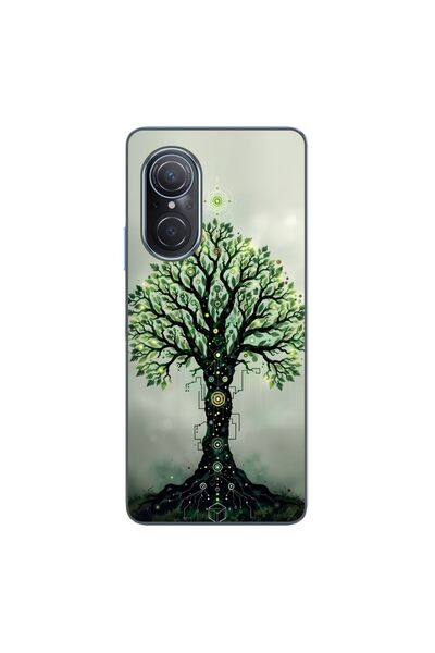 OEM Husa compatibila cu Huawei Nova 9 SE Silicon Gel Tpu Model Mystical Tree