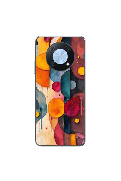 OEM Θήκη συμβατή με Huawei Nova Y90 από σιλικόνη gel TPU με αφηρημένα σχήματα...