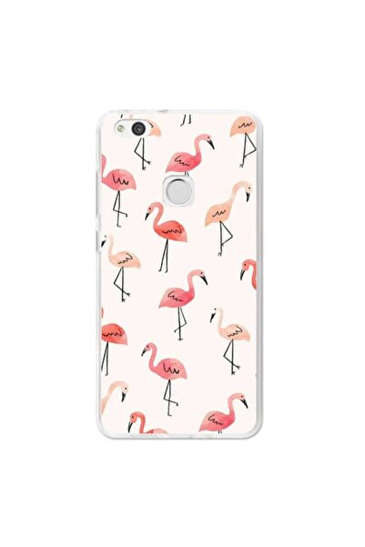 OEM Θήκη συμβατή με Huawei P10 Lite από σιλικόνη gel TPU με σχέδιο φλαμίνγκο