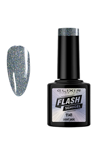 Elixir FLASH SEMI GEL (ΗΜΙΜΟΝΙΜΟ BΕΡΝΙΚΙ) - 1141 (LIGHT JADE) 8ML