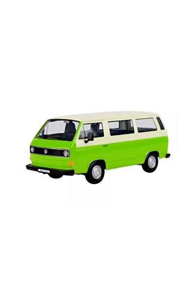 Volkswagen Mașinuță model T3 Green Bus, scară 1:24, Motormax