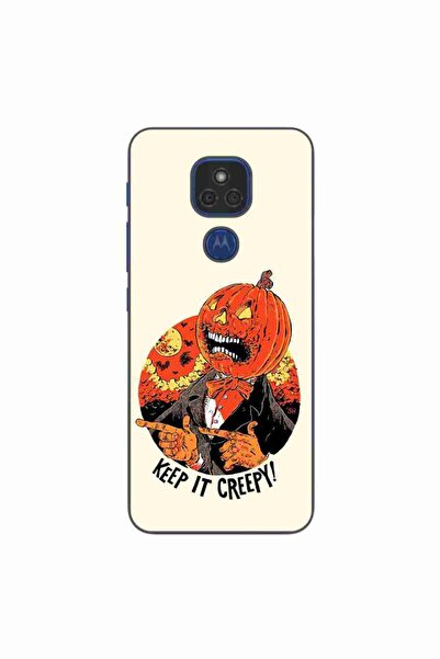 OEM Θήκη συμβατή με Motorola Moto E7 Plus Σιλικόνης Gel TPU με σχέδιο Hallowe...