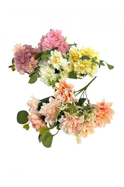 OEM Flori Artificial Buchet Dalie Crem