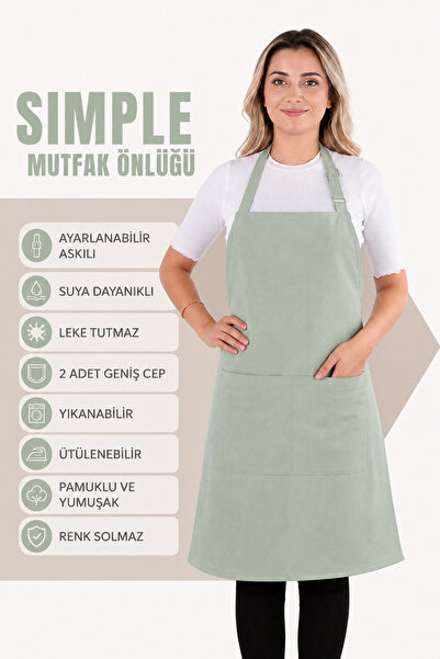 sevilya Simple kitchen apron with adjustable strap