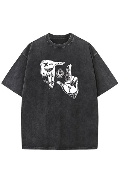 bellanova Unisex Oversize T-shirt με στάμπα Streetwear Άνετη εφαρμογή Daily P...