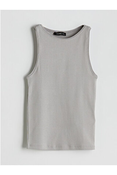 LC Waikiki New Season Gray Crew Neck Women's Undershirt