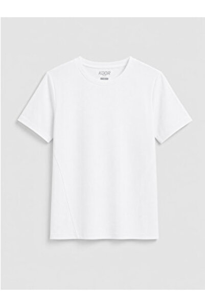 LC Waikiki New Season White Crew Neck Women's Sports T-Shirt