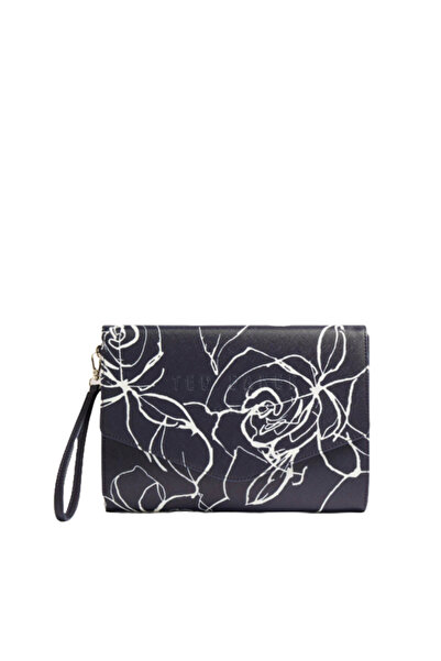 Ted Baker Γυναικείος Almikon Linear Rose Φάκελος Navy Μπλε 278414-NAVY