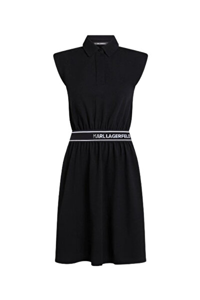 Karl Lagerfeld Γυναικείο Polo Φόρεμα Μαύρο A2W13038-999 Black