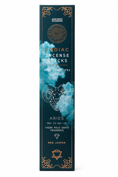 Namaruna Bețișoare parfumate Zodiac Berbec - Yagra Palo Santo + Cristal de Ja...