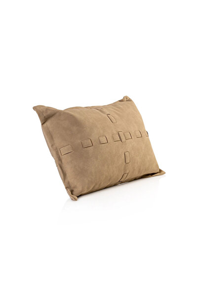 Midas Furniture LEATHER RECTANGLE CUSHION 50X30 CM BROWN