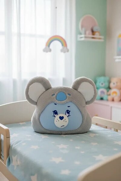 Care Bears Lisanslı Grumpy Peluş Yastık 35 Cm – Kostümlü Baş Şekilli Dekorati...