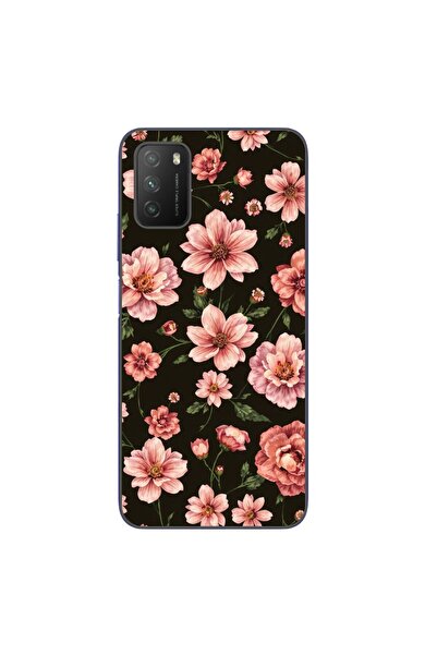 OEM Θήκη συμβατή με Xiaomi Poco M3 από σιλικόνη gel TPU με σχέδιο ροζ ανοιξιά...