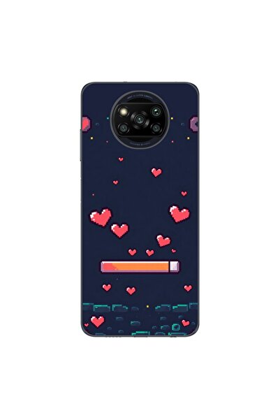 OEM Θήκη συμβατή με Xiaomi Poco X3 Pro από σιλικόνη gel TPU με πικσελωτό σχέδ...