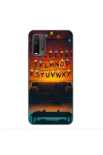 OEM Θήκη συμβατή με Xiaomi Redmi 9T Σιλικόνης TPU Stranger Things Αλφάβητο Φω...
