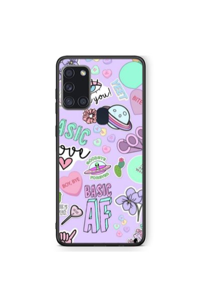 Other Samsung A21S Basic AF Black Glossy Θήκη