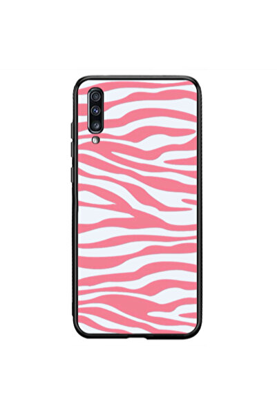Other Samsung A70 Pink Zebra Black Glossy Θήκη