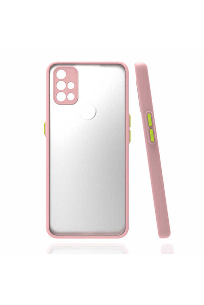 Case 4U One Plus Nord N10 5G Kılıf C4U Hux Kapak - Pembe