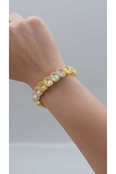 Jerie Colorful Ceramic Coated Rubber Bracelet