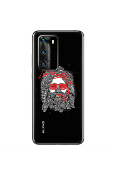 Other Huawei P40 Cool glasses Transparent Silicone TPU Θήκη