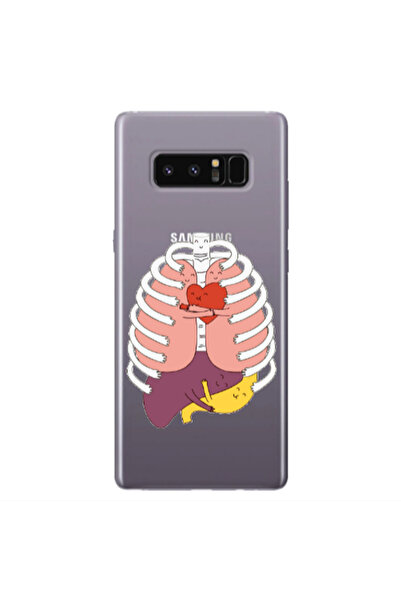 Other Samsung Note 8 Anatomy Transparent Silicone TPU Θήκη
