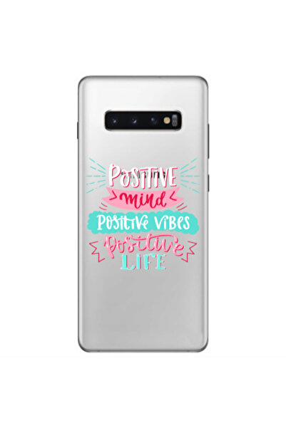 Other Samsung S10 Plus Positive Mind Transparent Silicone TPU Θήκη