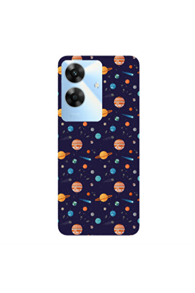 Other Realme Note 60 Planets Transparent Silicone TPU Θήκη