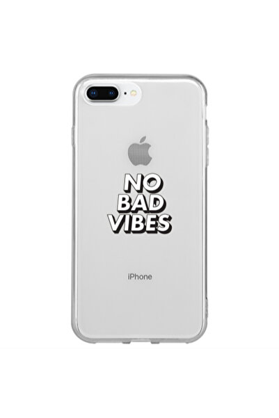 Other Apple iPhone 7 Plus No bad vibes Transparent Silicone TPU Θήκη