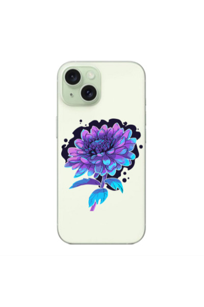 Other Apple iPhone 15 Plus Witch flower Transparent Silicone TPU Θήκη