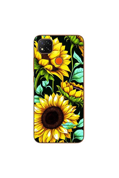 OEM Husa compatibila cu Xiaomi Redmi 9C, 9C NFC Silicon Gel Tpu Model Floarea...