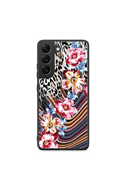 Other Samsung S22 Plus Leopar patterned Black Glossy Θήκη