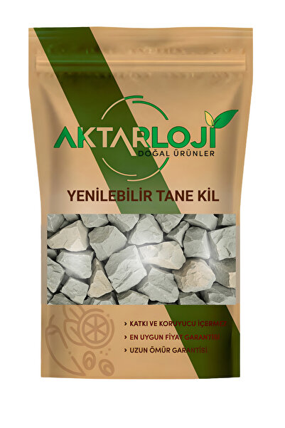 aktarloji 500 Gr Doğal Tane Kil Yenilir Taş Kil Yeşil - 1. Kalite