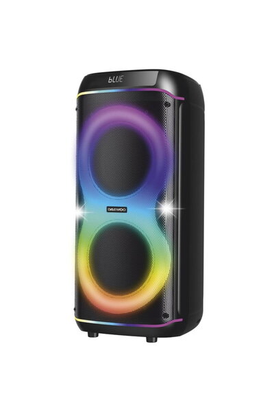 Daewoo Boxa Portabila DPS80, 80W RMS, redare USB si card, telecomanda, microf...