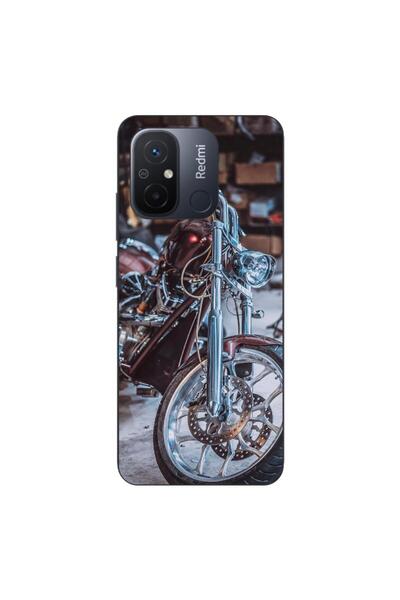 OEM Case compatible with Xiaomi Redmi 12C Silicone Gel Tpu Model Harley Garage