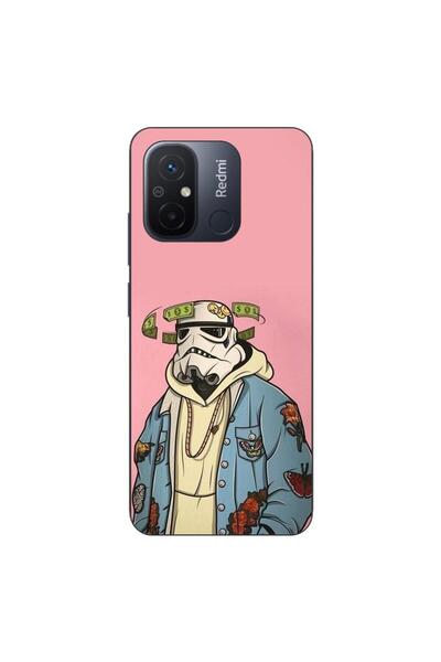 OEM Θήκη συμβατή με Xiaomi Redmi 12C Σιλικόνης Gel TPU Μοντέλο Trooper Money