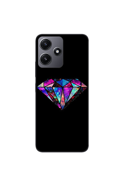 OEM Husa compatibila cu Xiaomi Redmi 12 5G Silicon Gel Tpu Model Diamond Black