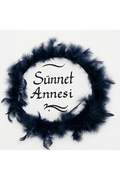 Evsay Tüylerle Süslenmiş Sünnet Tefi Vurmalı Çalgı Def Müzik Aleti Sünnet Ann...
