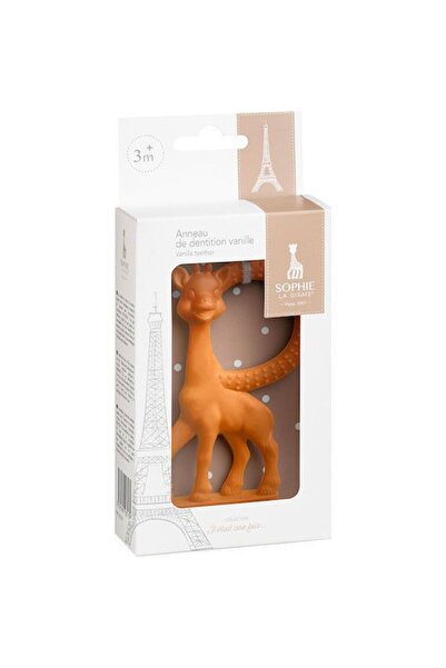 Sophie La Girafe Σοφί Δαχτυλίδι Οδοντοφυΐας με γεύση Βανίλια και Πορτοκάλι