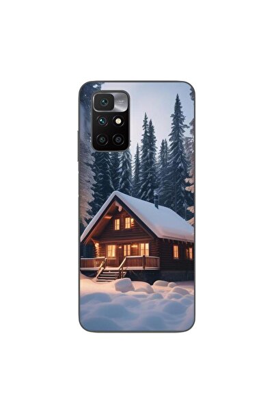 OEM Husa compatibila cu Xiaomi Redmi 10 Silicon Gel Tpu Model Peisaj Iarna Ca...