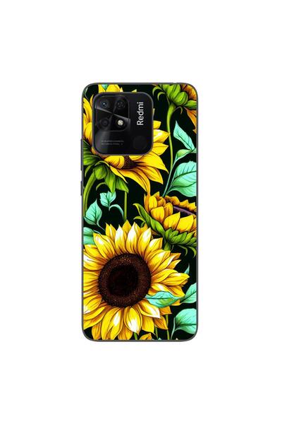 OEM Husa compatibila cu Xiaomi Redmi 10C Silicon Gel Tpu Model Floarea Soarel...
