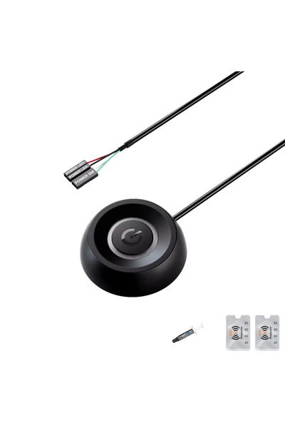 UnderShop Buton de pornire extern pentru PC, Cablu prelungitor de 1,8 metri, ...