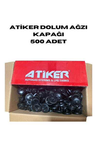 ATİKER Dolum Ağzı Kapak Kapağı 500 Adet- Atikoğlu