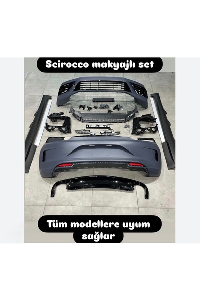 SY Scirocco makyajlı R set scirocco 2014-2017 tampon seti