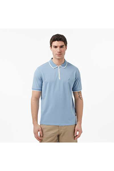 Nautica Erkek Mavi Regular Fit Polo Yaka T-Shirt