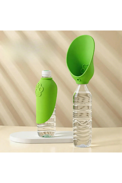 EasyLife Portable Pet Water Bottle Silicone Leaf Dog Drinking Cup Outdoor Tra...