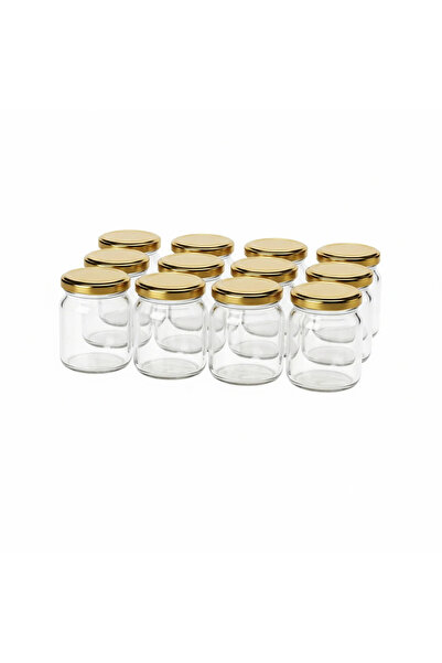 Gemlik Yem 370Cc Glass Jar with Lid - Suitable for Food Contact