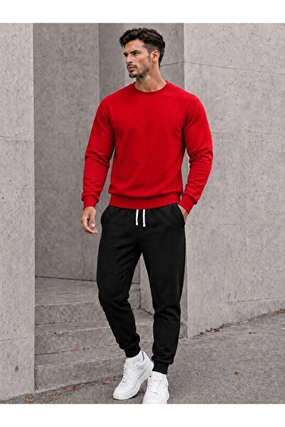 FAEL LİFE Unisex Wide Cut Zero Collar and Sweatpants Unprinted Set