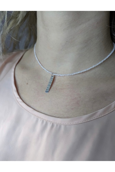 PIETRICELE Rainbow Moon Phases Necklace